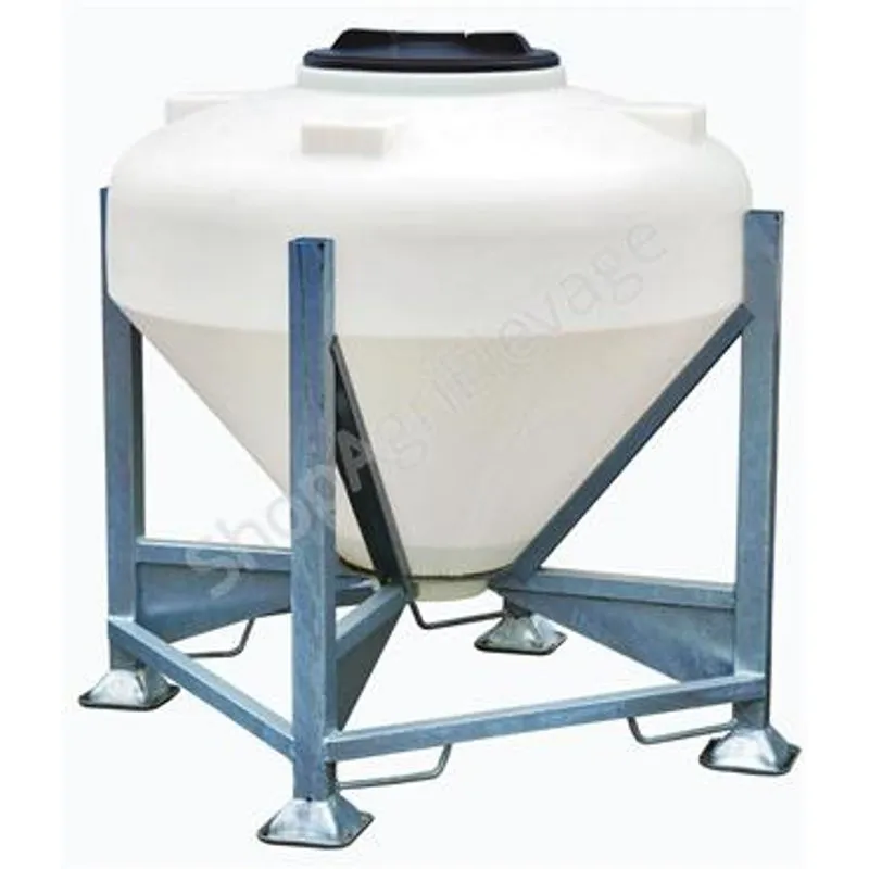 Silo à aliment monobloc 500L sur chassis - LA GEE - Stockage