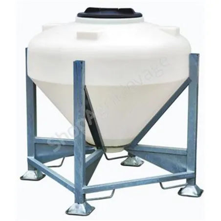 Silo à aliment monobloc 500L sur chassis - LA GEE - Stockage
