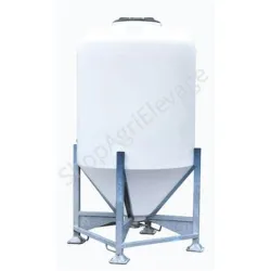 Silo à aliment monobloc 1500L sur chassis - LA GEE - Stockage