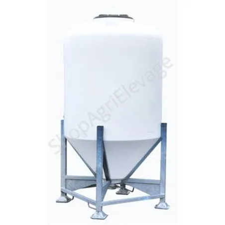 Silo à aliment monobloc 1500L sur chassis - LA GEE - Stockage