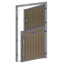 Porte cheval 2 volets resine  - Matériel d’écurie