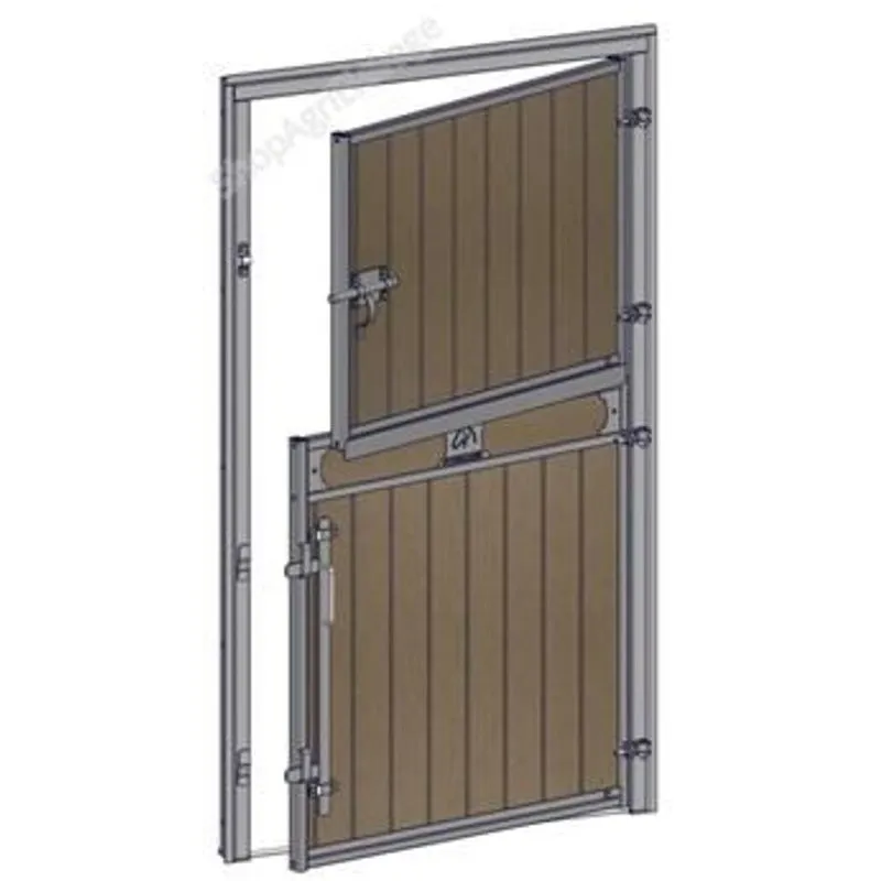 Porte cheval 2 volets resine  - Matériel d’écurie