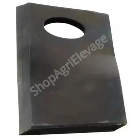 Couteau vrillé 126x48x4mm trou 20x23mm - Pièce fenaison adaptable Tarrup