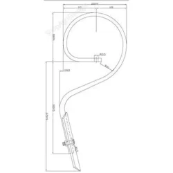 DENT VIBRO DROITE 32X12 SOC 40X6 pour le matériels de travail du sol
