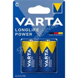 Lot de 2 piles alcaline C / LR14 1,5V - VARTA