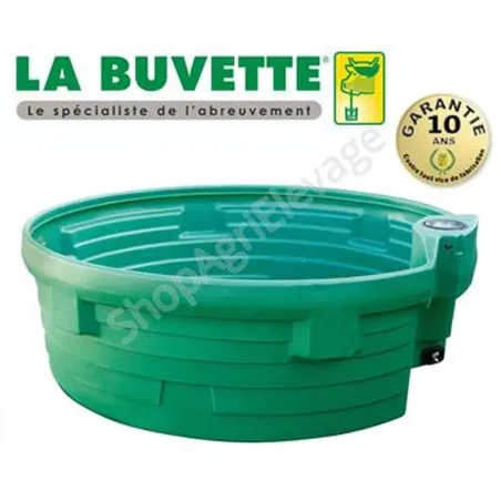 Bac à eau pour le paturage rond PREBAC La Buvette pour l’abreuvement