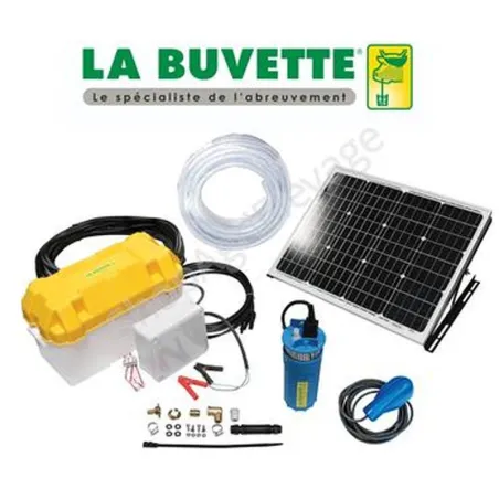 Station de pompage solaire 12V SOLAR-BASIC La Buvette - Abreuvement