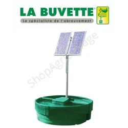 Kit abreuvoir pompe solaire et batteries SOLAR-FLOW 1500L La Buvette