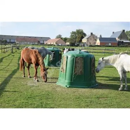 Cloche à foin MEDIUM sans fond pour chevaux et bovins La Gée