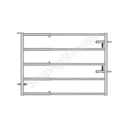 Barriere pour bovins : portillon ex5