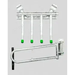Barriere pour bovins : portillon finger complet (haut et bas)