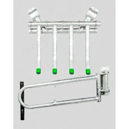 Barriere pour bovins : portillon finger complet (haut et bas)
