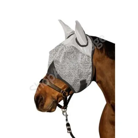 Masque anti-mouches anti-UV avec protection des oreilles - Equipements pour les chevaux