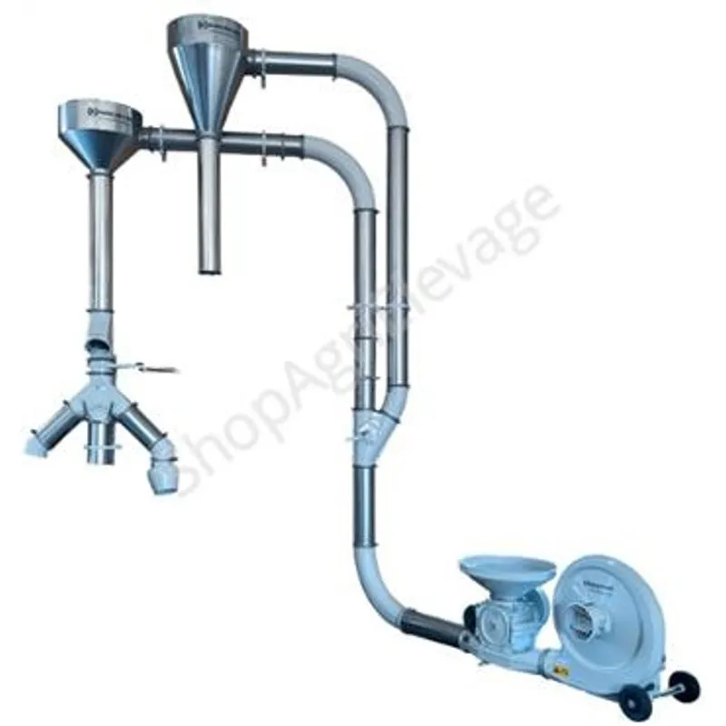 ACCESSOIRES DE TRANSPORT PNEUMATIQUE SYSTEME DE TUYAUTERIE 160 OKR KONGSKILDE