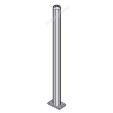Poteau sur platine d.76mm l.1.10m nu ou complet - Tubulaire Ovin / Caprin
