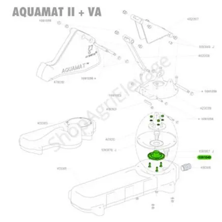 Kit plateau membrane + boulons pour aquamat
