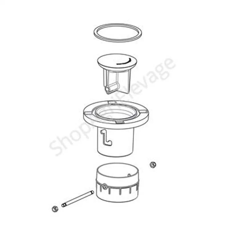 Ensemble de vidange Ø100 mm pour abreuvoirs