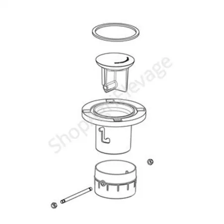 Ensemble de vidange Ø100 mm pour abreuvoirs