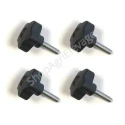 4 boutons de serrage moletés pour capot d’abreuvoir inox LB et GV