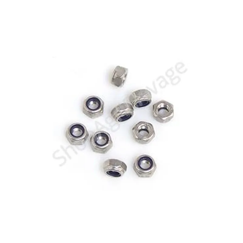 Sachet de 10 écrous frein inox M10
