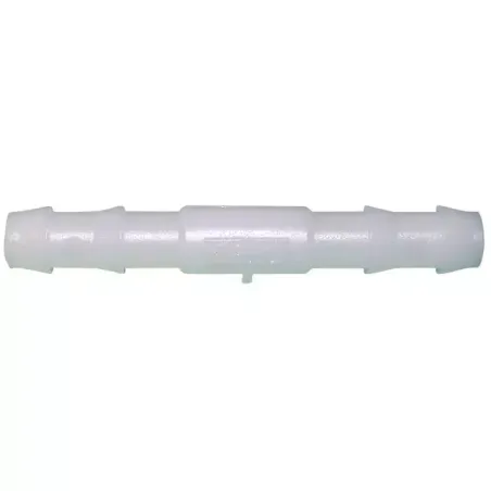 JONCTION POLYPROPYLENE DROITE CANNELE TUYAU 12 MM