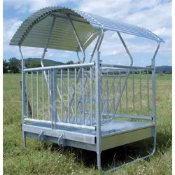 Râtelier auto-serrant 2 × 1,80 m pour élevage | MSE