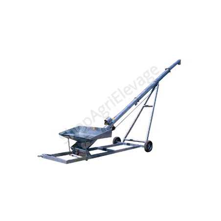 Vis sur chariot galvanisée à chaud Ø160, 200 ou 250 en longueur 12m