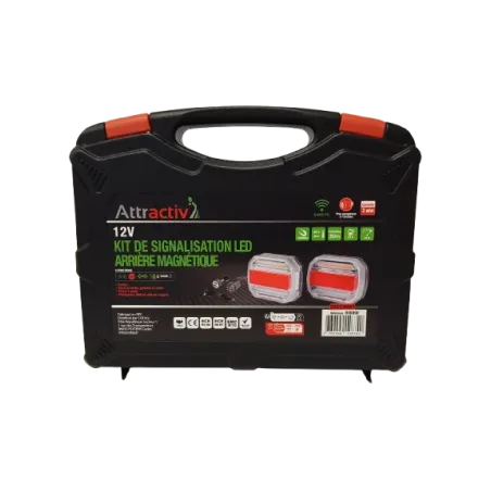 Kit de signalisation magnétique LED sans fils - Signalisation auto - tracteur