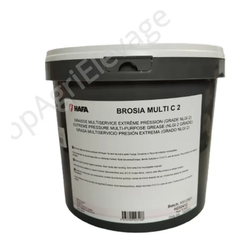 Graisse BROSIA MULTI C2 - Extrême pression - Lubrifiant HAFA