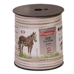 RUBAN 20 HPC HAUTE CONDUCTIVITE 20 mm 200 M - Cloture
