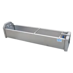 Abreuvoir grand volume Suevia en acier inoxydable sans flotteur, idéal pour la récupération d'eau de pré-refroidisseur.