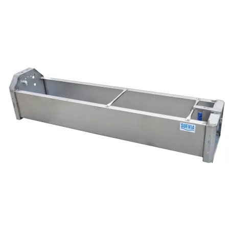 Abreuvoir grand volume Suevia en acier inoxydable sans flotteur, idéal pour la récupération d'eau de pré-refroidisseur.