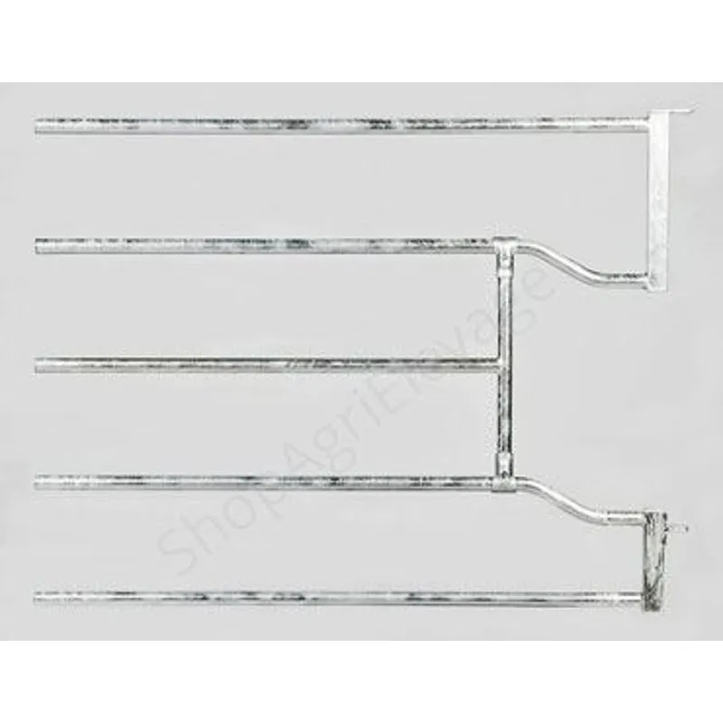 Barriere pour bovins : avant de panneau d’herbage avec decoupe