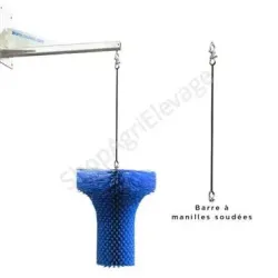 Barre avec manilles soudées RICO SUEVIA 75 cm.
