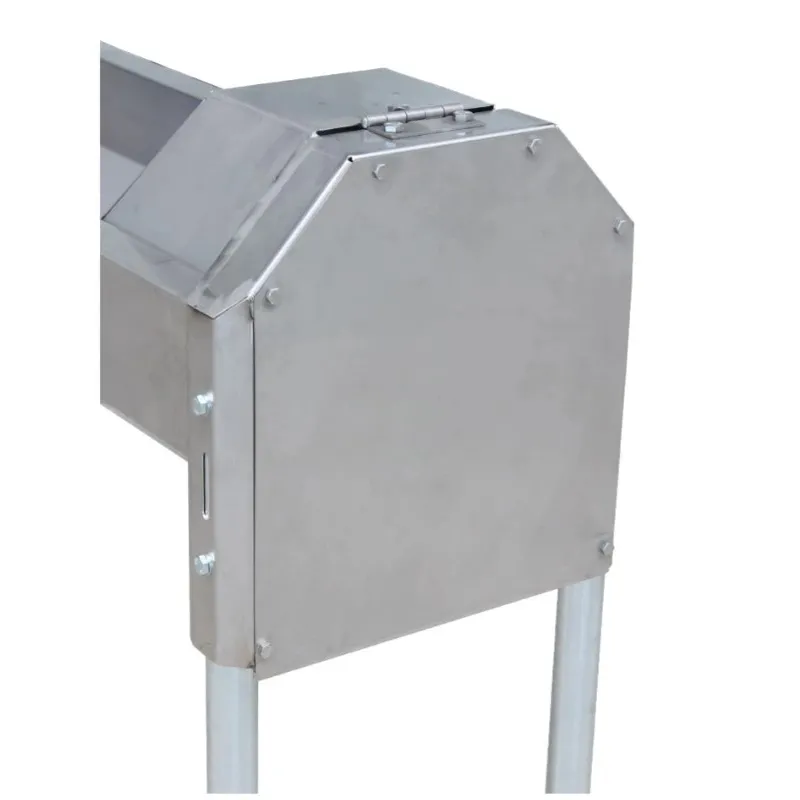 Capot de protection anti-morsure en inox RICO SUEVIA, présenté en vue de profil.