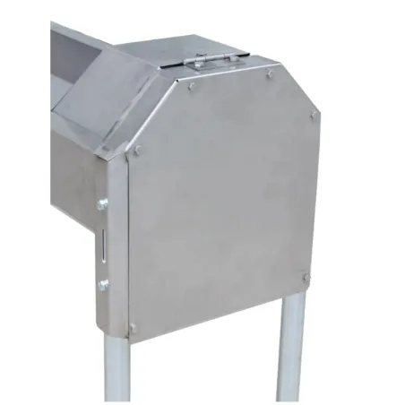 Capot de protection anti-morsure en inox RICO SUEVIA, présenté en vue de profil.