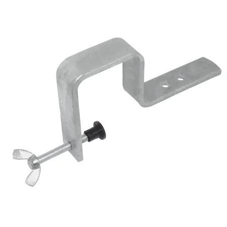 Etrier de fixation pour flotteur modèle 509 et sa vis de la marque Rico Suevia. Vu de profil