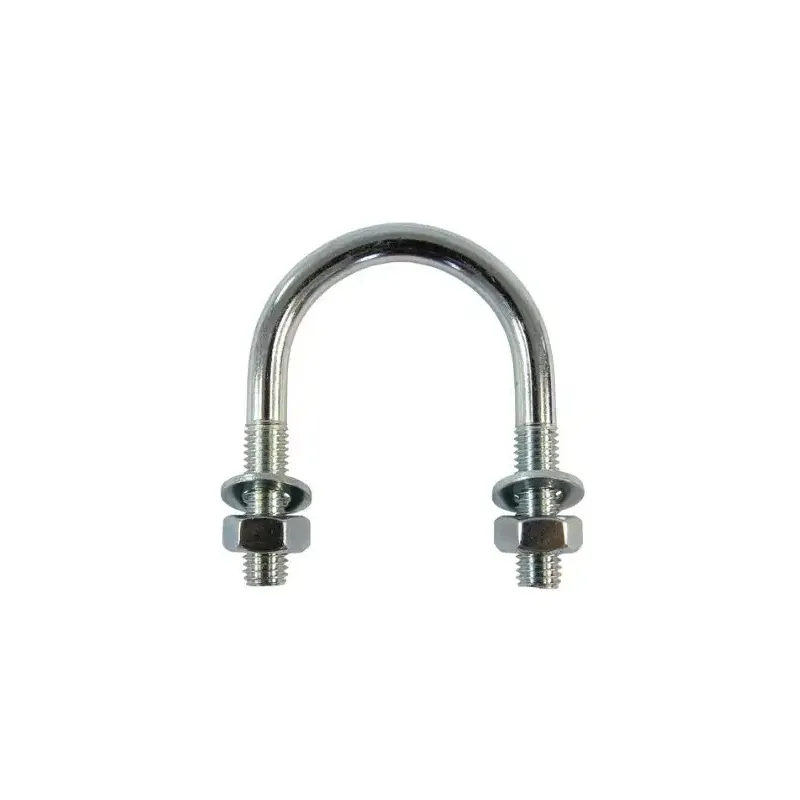 Etrier de fixation pour abreuvoir de dimension 1"-1 1/2" soit 34-38 mm, de la marque RicoSuevia. Vu de face