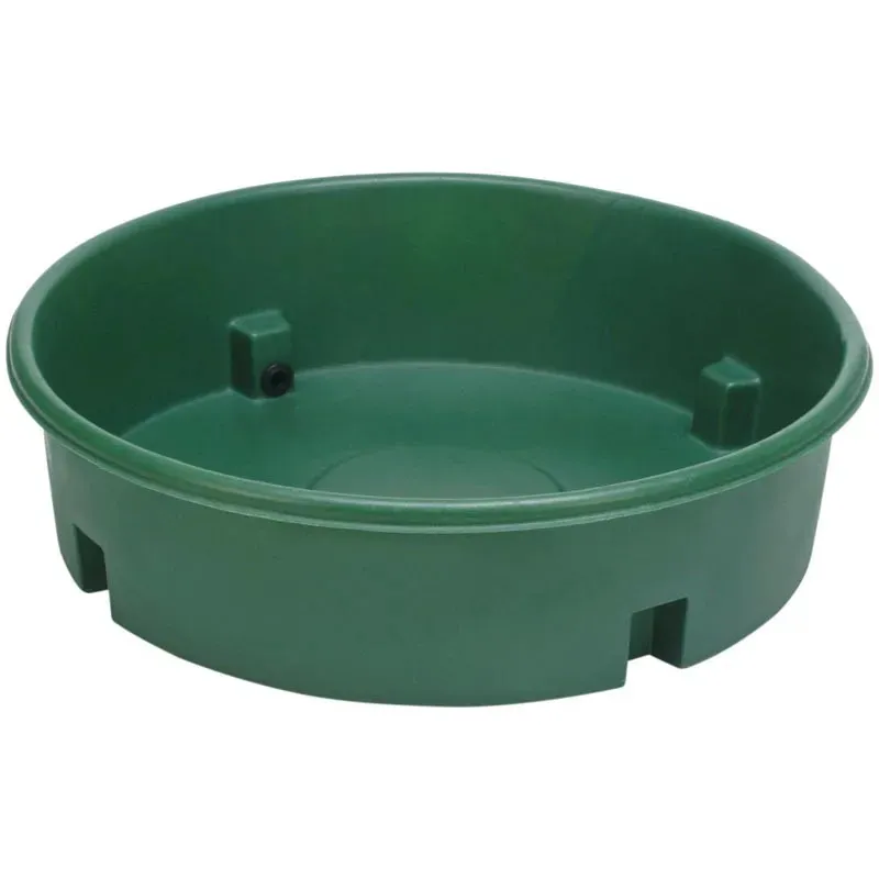 Bac à eau de pâture de contenance 400L avec un rebord extérieur de la marque La Gée.