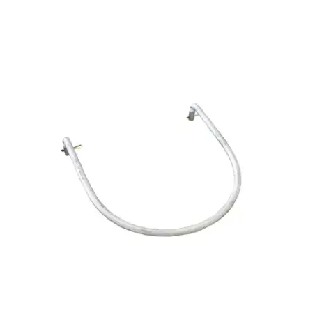 Porte-seau galvanisé pour les seaux de contenance 12L ou pour les mangeoires de 5L. Vu de profil et de la marque Rico Suevia.