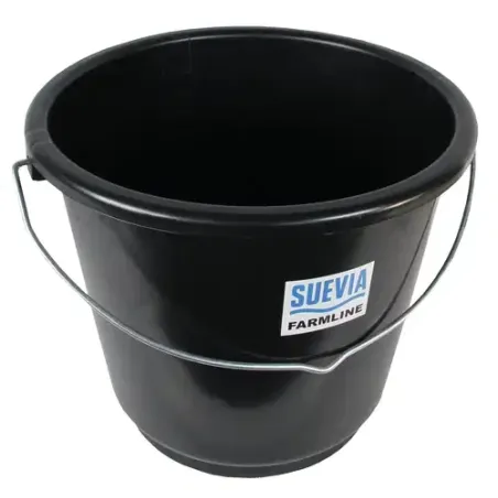 Seau de 12L de couleur noir, de la marque Rico Suevia.