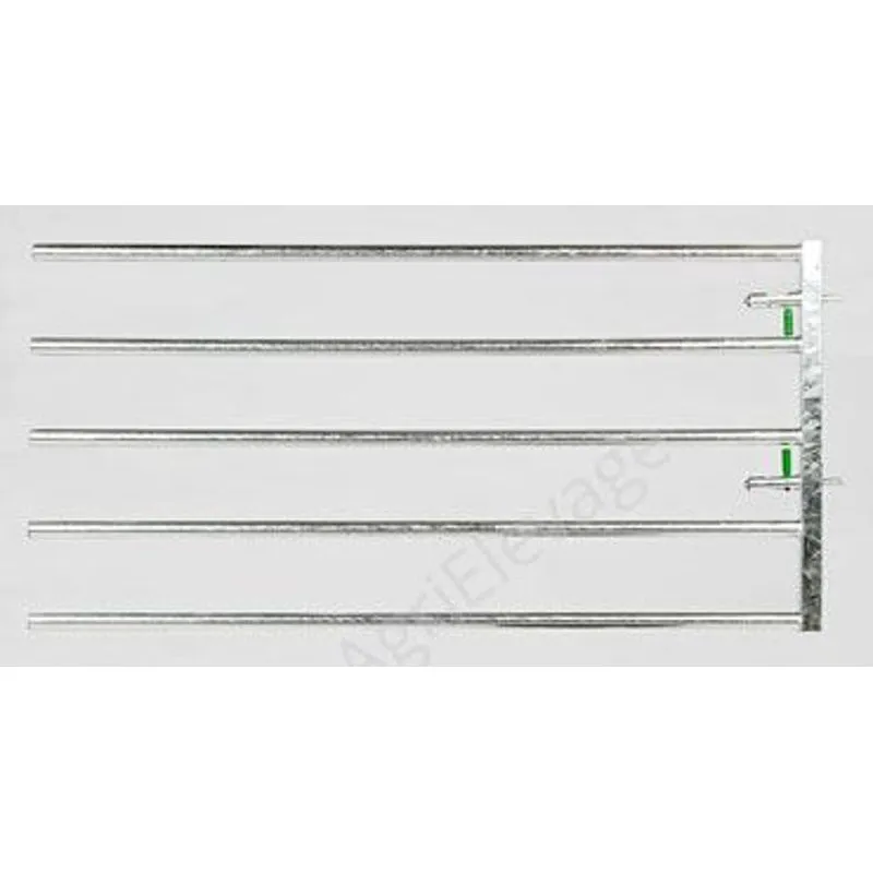 Barriere pour bovins : avant de porte rallongee autolock ex5 l.2.54m