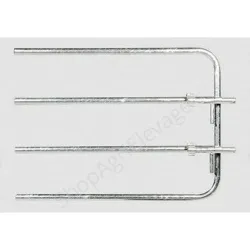 Barriere pour bovins : avant de porte standard ex4