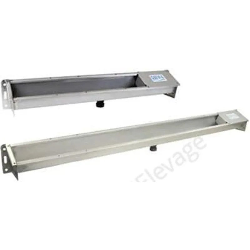 Abreuvoir INOX pour Ovins Caprins L.1,20 m ou 2,10 m - Abreuvement