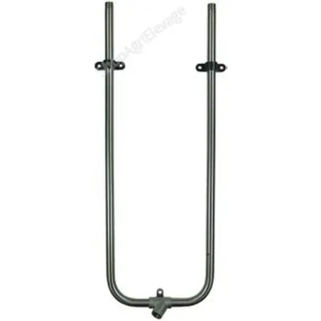 Tuyau de raccordement Inox en U ½" avec sortie(s) Femelle - Abreuvement
