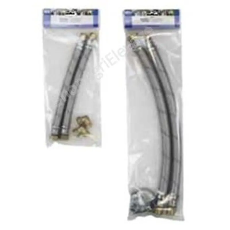 Kit 2 flexibles Inox en 300 ou 500 mm,  ½" ou ¾" - Abreuvement