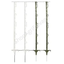 Piquet plastique standard 1,05 M  Vert   5 fils - Clôture - Bovins