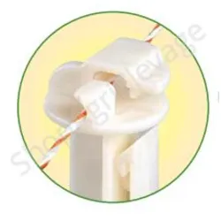 Piquet plastique 1,05 M Vert      7 iso avec système blocfil - Clôture - Bovins