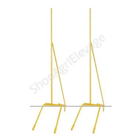 Piquet d’angle PELCO 80 NU  12 mm sans iso - Clôture - Bovins
