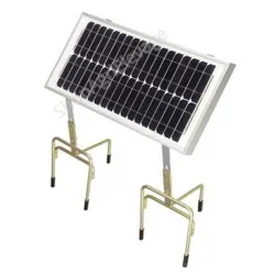 PANNEAU SOLAIRE 20 W + support + 2 trepieds - Clôture - Bovins